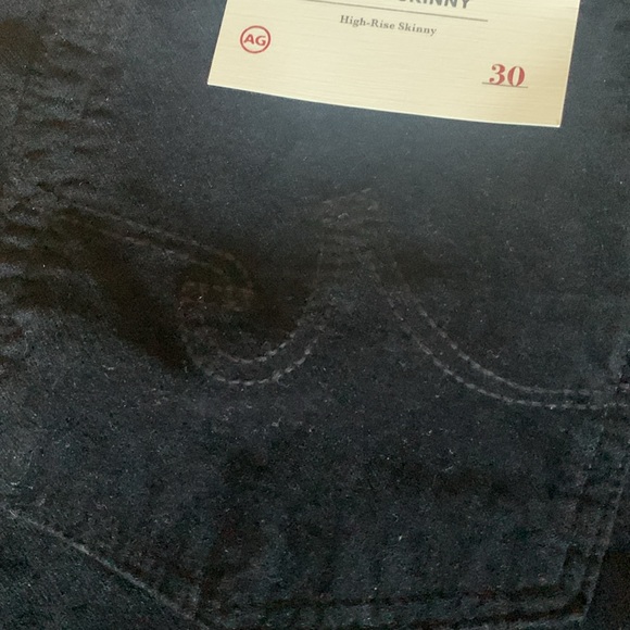 AG black velvet skinny jeans - Picture 2 of 5